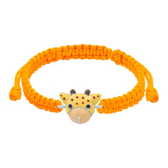 Ювелирные украшения - Браслет UMa and UMi Жираф оранжевый серебро (10000004861)