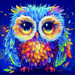 Мозаика - Алмазная мозаика Brushme Цветная сова (BH037)