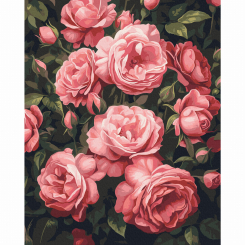 Товары для рисования - Картина по номерам Brushme Душистый куст пионов 40х50 см (BS54275)