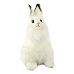 М'які тварини - М'яка іграшка Hansa Білий кролик 24 см (4806021974483)