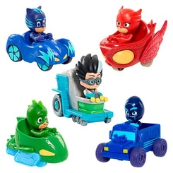 Фігурки персонажів - Набір іграшок PJ Masks Міні транспорт 5 шт (24875)