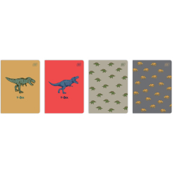 Канцтовары - Тетрадь Interdruk Dinozaurus в клетку 32 листа в ассортименте (326737)