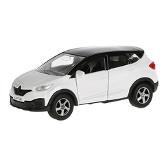 Коллекционные автомодели - Автомодель Технопарк Renault Kaptur бело-черный инерционная (SB-18-20-RK2-WB)