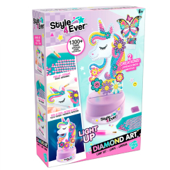 Набори для творчості - Набір для творчості Canal Toys Style 4 Ever Diamond Art Деко з підсвіткою (OFG299)