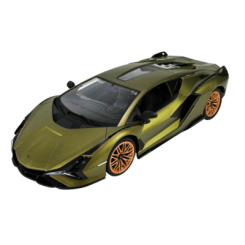 Радіокеровані моделі - Автомодель Країна Іграшок Lamborghini Sian FKP37 зелена на радіокеруванні 1:16 (PM1407GREEN)