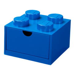 Канцтовары - Настольный органайзер LEGO Lifestyle Кирпич 4 синий (40201731)