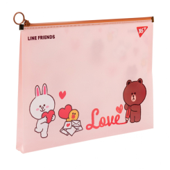 Канцтовары - Папка-конверт Yes Line Friends Brown (492090)