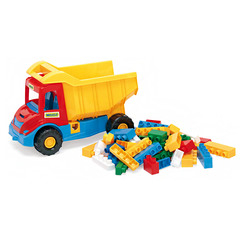 Машинки для малюків - Вантажівка Multi Truck з конструктором Wader (32330)