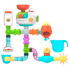 Іграшки для ванни - ​Іграшка для ванни Babyhood Водний фонтан Батискаф 27 елементів (YB1730)