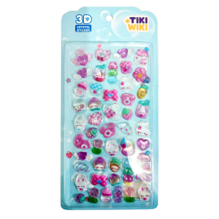 Наборы для творчества - Набор 3D-наклеек Tiki Wiki Crystal Тики фантазия (25ESE009-01)