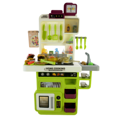 Дитячі кухні та побутова техніка - Ігровий набір Країна Іграшок Кухня зелена (918A)
