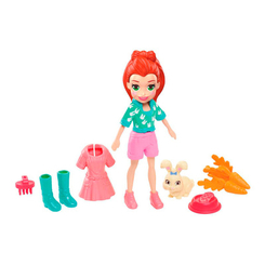 Куклы - Набор Polly pocket Лила с питомцем (GDM11)