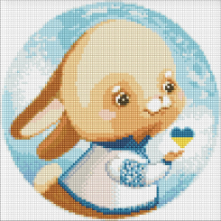 Мозаїка - Алмазна мозаїка Ідейка Зайчик 30 х 30 см (AMC7879) Мозаїка - Алмазна мозаїка Ідейка Зайчик 30 х 30 см (AMC7879)