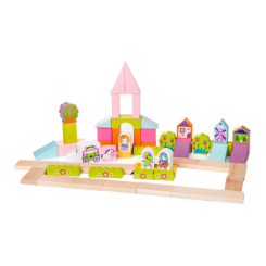 Розвивальні іграшки - Кубики Cubika Містечко для дівчаток (13906)