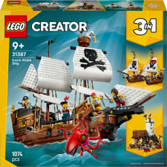 Конструкторы LEGO - Конструктор LEGO Creator Культовый пиратский корабль (31387)