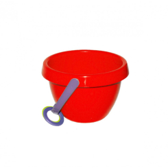 Набори для пісочниці - Дитяче Відро "Латаття" Colorplast 1 081 червоний (26693s31356)