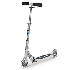 Самокаты - Самокат Micro Sprite LED Матовый серебристый (SA0216) Самокаты - Самокат Micro Sprite LED Матовый серебристый (SA0216)