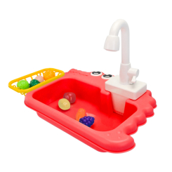 Дитячі кухні та побутова техніка - Ігровий набір Shantou Jinxing Маленька господиня червоний (PL-524-301/2)