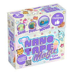 Набори для творчості - Набір для творчості Nano Tape Magic classic Cute animals (BKL5000-A) Набори для творчості - Набір для творчості Nano Tape Magic classic Cute animals (BKL5000-A)