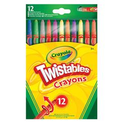Канцтовары - Восковые мелки Выкручиваемы Crayola 12 шт (52-8530)