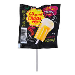 Сладости - Карамель-шипучка Perfetti Chupa Chups B-pop Тропические фрукты (6921211114420)