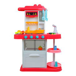 Детские кухни и бытовая техника - Игровой набор Shantou jinxing Кухня с эффектами 38 предметов (889-166)