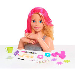 Ляльки - Набір для стилювання зачісок Barbie Блонд 19 елементів (62530)
