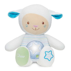 Интерактивные мягкие животные - Музыкальная игрушка Chicco Овечка голубая с световым эффектом (09090.20)