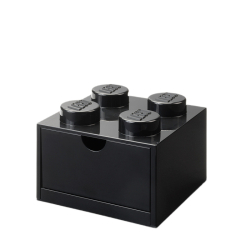 Канцтовары - Настольный органайзер LEGO Lifestyle Кирпич 4 черный (40201733)