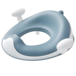 Товары по уходу - ​Накладка на унитаз Babyhood Динозаврик с полиуретановым кольцом голубая (BH-127B)