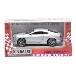 Автомоделі - Іграшка машина металева інерційна Kinsmart Bentley Continental GT Speed у кор (KT5369W)