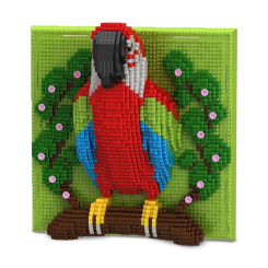 Блокові конструктори - Конструктор Країна Іграшок 3D Папуга 2008 деталей (668-107)