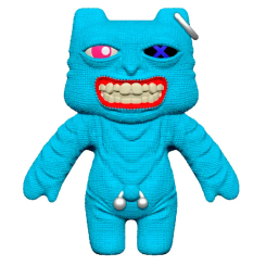 Антистрес іграшки - ​Стретч-антистрес BTF Ugleezz Монстр-зубастик блакитний (751203/4)