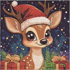 Мозаика - Алмазная картина Brushme Олененок 25 х 25 см (DBS52204)