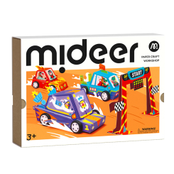 Набори для творчості - Набір Mideer Майстерня рукоділля з паперу Гонки (MD2306)