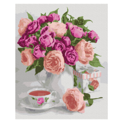 Товари для малювання - Картина за номерами Brushme Пурпурний натюрморт (BS51451 ) Товари для малювання - Картина за номерами Brushme Пурпурний натюрморт (BS51451 )