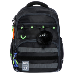Рюкзаки и сумки - Рюкзак ​школьный Yes S-108М Mood Zone Black (550601)