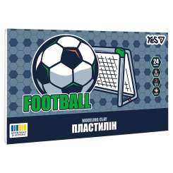 Наборы для лепки - Пластилин Yes Football 24 цвета (540716)