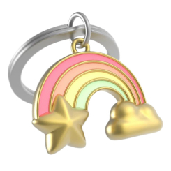 Брелоки - Брелок Metalmorphose Rainbow Cloud Star (8000020291010)
