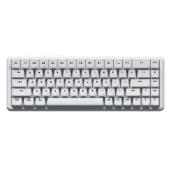 Клавіатура і миші - Клавіатура Ajazz AK680 MAX Magnetic Switch-ABS White Keycaps-RGB-Aluminum Positioning Plate-Wired Version (AK680-WM-W-A)