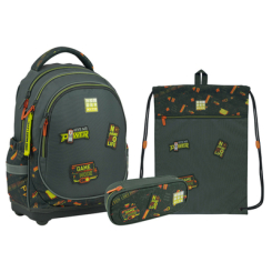 Рюкзаки и сумки - Набор Kite Wonder Рюкзак, пенал, сумка Game mode (SET_WK22-724S-4)