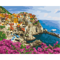 Товари для малювання - Картина за номерами Art Craft Чінкве-Терре Італія 40 х 50 см (11231-AC)