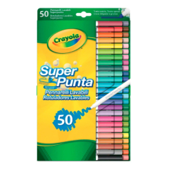 Канцтовари - Набір фломастерів Crayola Supertips 50 шт (7555)