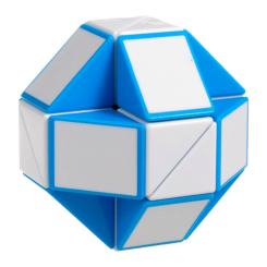 Головоломки - Головоломка Smart Cube Змійка біло блакитна в коробці стандарт (SCT401s)