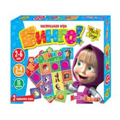 Настольные игры - Настольная игра Бинго! Играем с Машей Vladi Toys (VT2106-01) Настольные игры - Настольная игра Бинго! Играем с Машей Vladi Toys (VT2106-01)