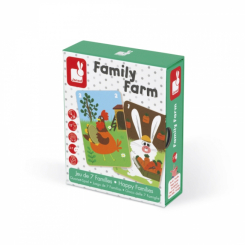 Настольные игры - Настольная игра Janod Happy Families Ферма (J02756)