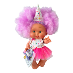 Пупси - Пупс Nines d'Onil Cotton candy з фіолетовим волоссям (8435054304040/4)