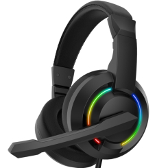 Игровая периферия - Игровая гарнитура GamePro RGB Black (HS299)