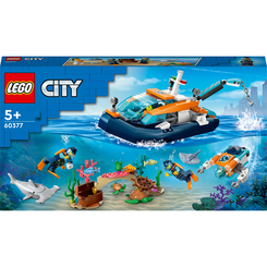 Конструкторы LEGO - Конструктор LEGO City Исследовательская подводная лодка (60377)