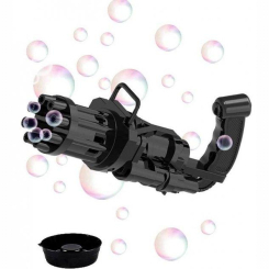 Мильні бульбашки - Дитячий кулемет для мильних бульбашок RIAS MiniGun WJ-950 Black (3_03027)